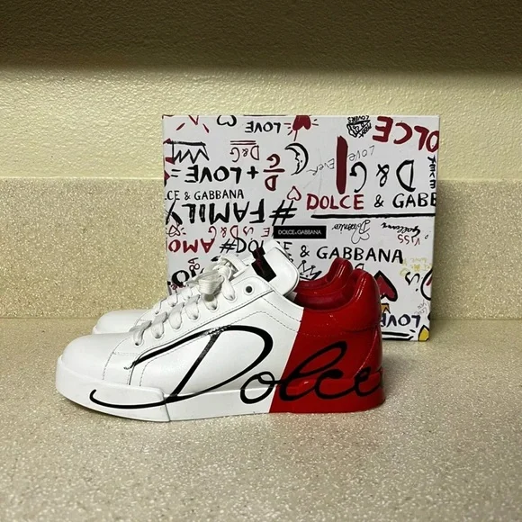 Dolce & Gabbana | Shoes | Dolce Gabbana Portofino Printed Leather